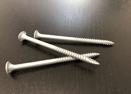 Galvanised C4 Bugle Head Batten Screws 14G Hex Socket Drive 100mm Decking Screws