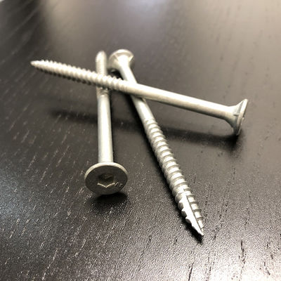 Galvanised C4 Bugle Head Batten Screws 14G Hex Socket Drive 100mm Decking Screws