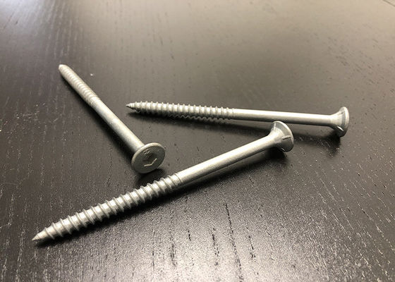 Galvanised C4 Bugle Head Batten Screws 14G Hex Socket Drive 100mm Decking Screws