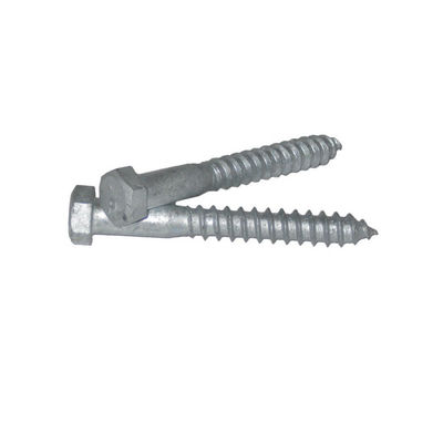 3/8″ X 4″ HDG Galvanized Outdoor Screws Gimlet Tip Hex Head Lag Bolt